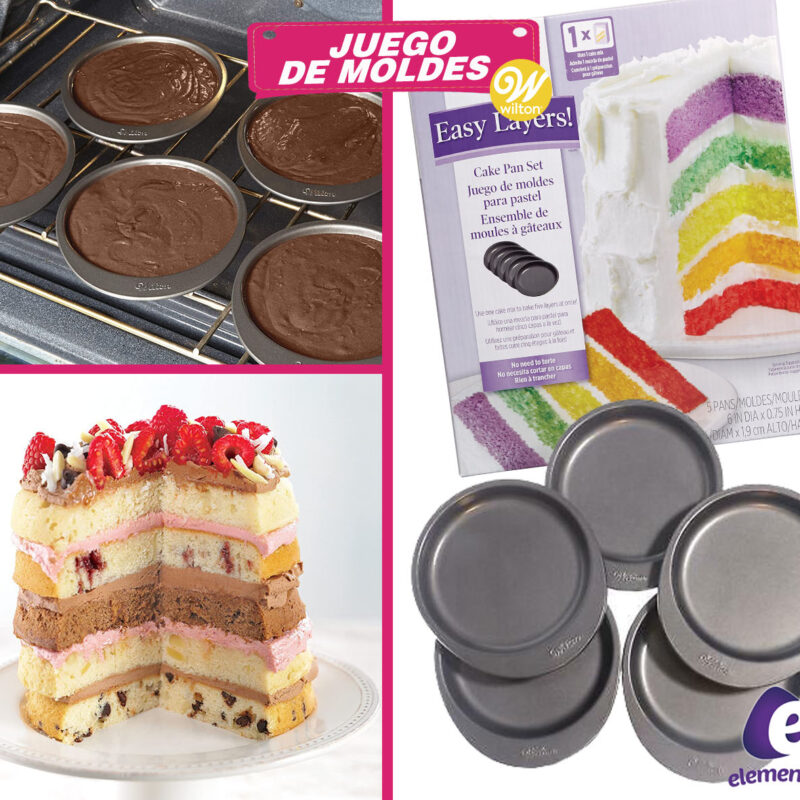 Juego de 5 Moldes Wilton