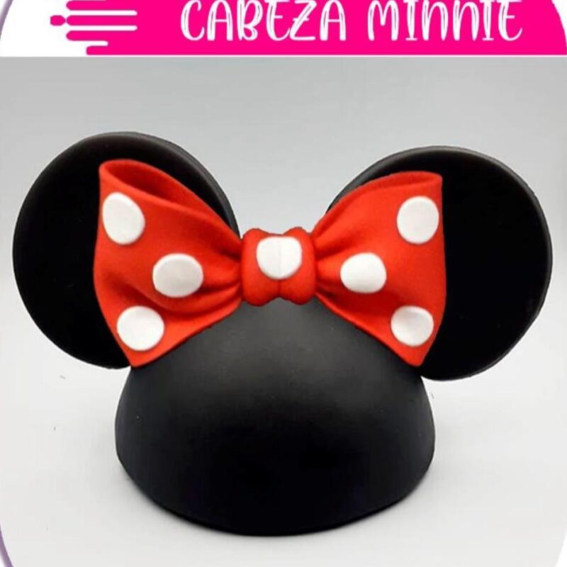 Cabeza Minnie Negra