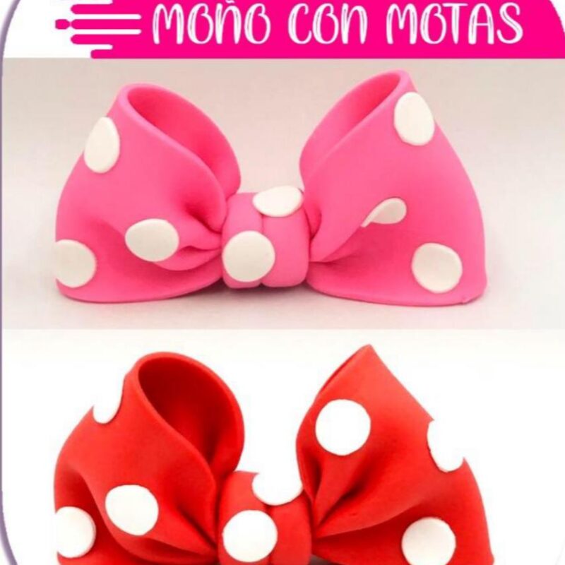 Moño con motas