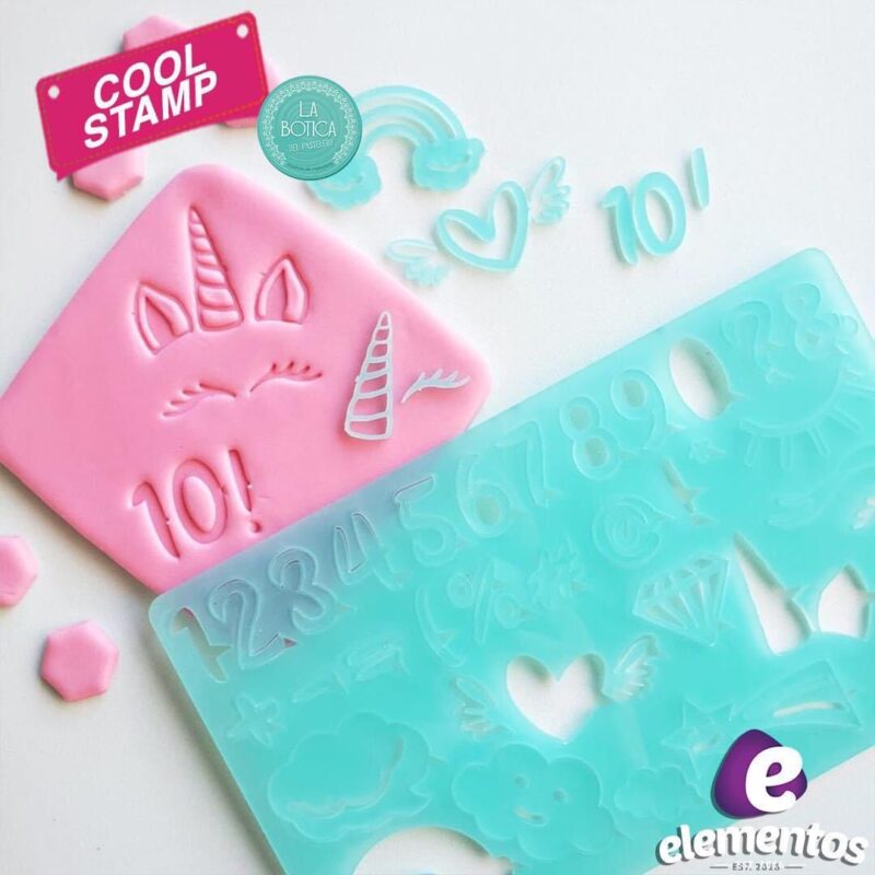 COOL STAMP unicorn números y estampa